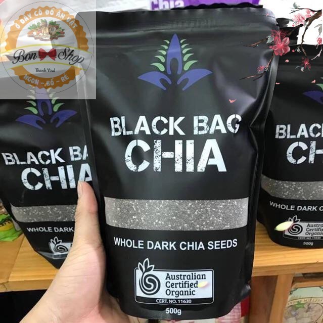 Hạt Chia ÚC BLACK BAG CHIA 500g