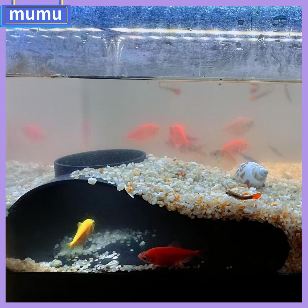 MUMU Đường cong Hang động đường hầm dưới lòng đất cho bể cá Dưới đường hầm sỏi Đa chức năng Đường hầm trang trí bể cá Sự sáng tạo Trang trí bể cá Trang trí bể cá một lỗ