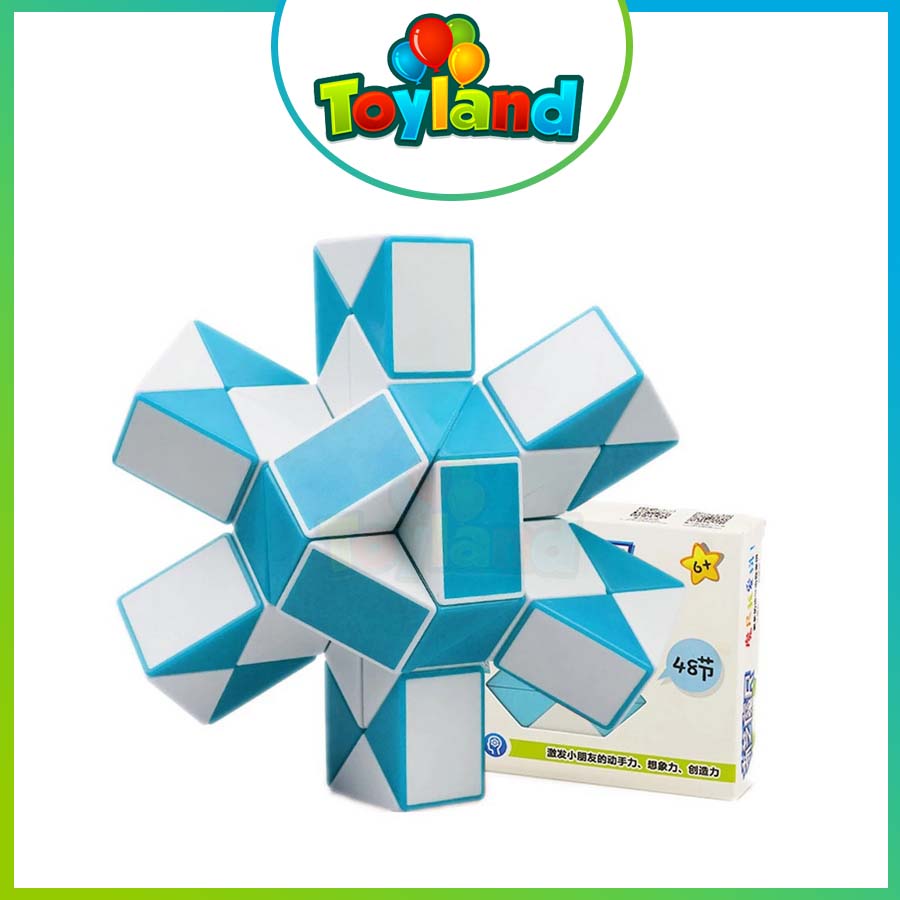 Rubik QiYi Snake Cube Rubic Biến Thể Rắn 24 36 48 60 72 Đoạn Đồ Chơi