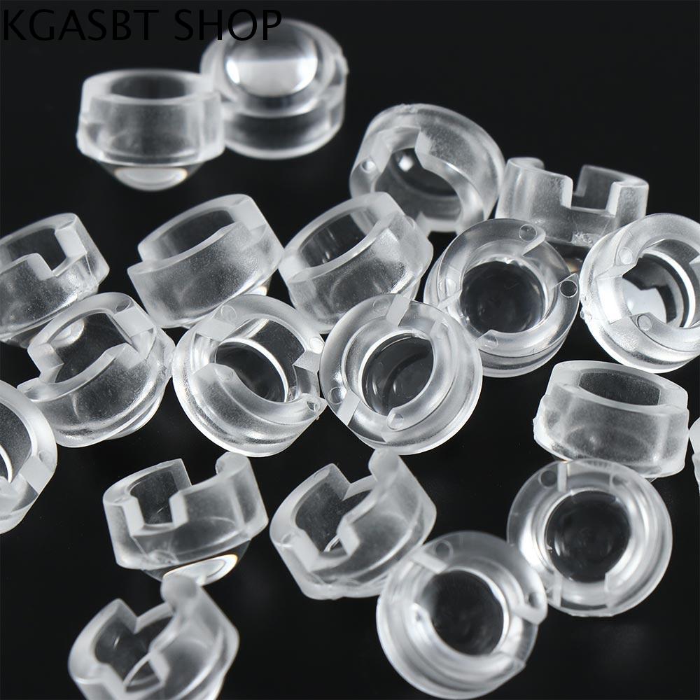 KGASBT Ống kính quang học Đèn LED Ống kính phản xạ Ống kính chuẩn trực Ống kính acrylic lồi Ống kính 15 30 45 60 90 100 độ Ống kính mini Ống kính LED Ống kính acrylic Ống kính 13mm