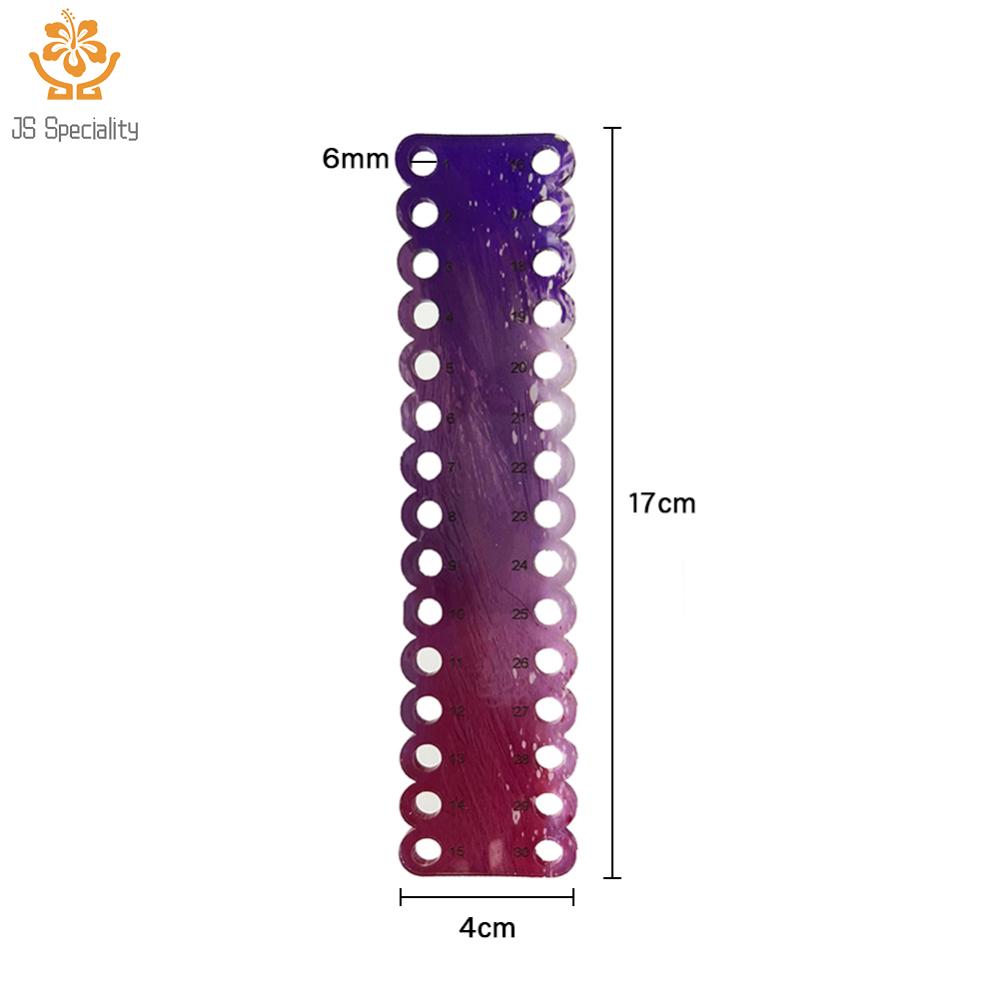 1Thacrylic Thêu Floss Organizer Thủ Công Lưu Trữ Chủ Cross Stitch Hàng bảng quấn dây Màu Tím Cho May May Vá Đan Nghệ Thuật Phụ Kiện