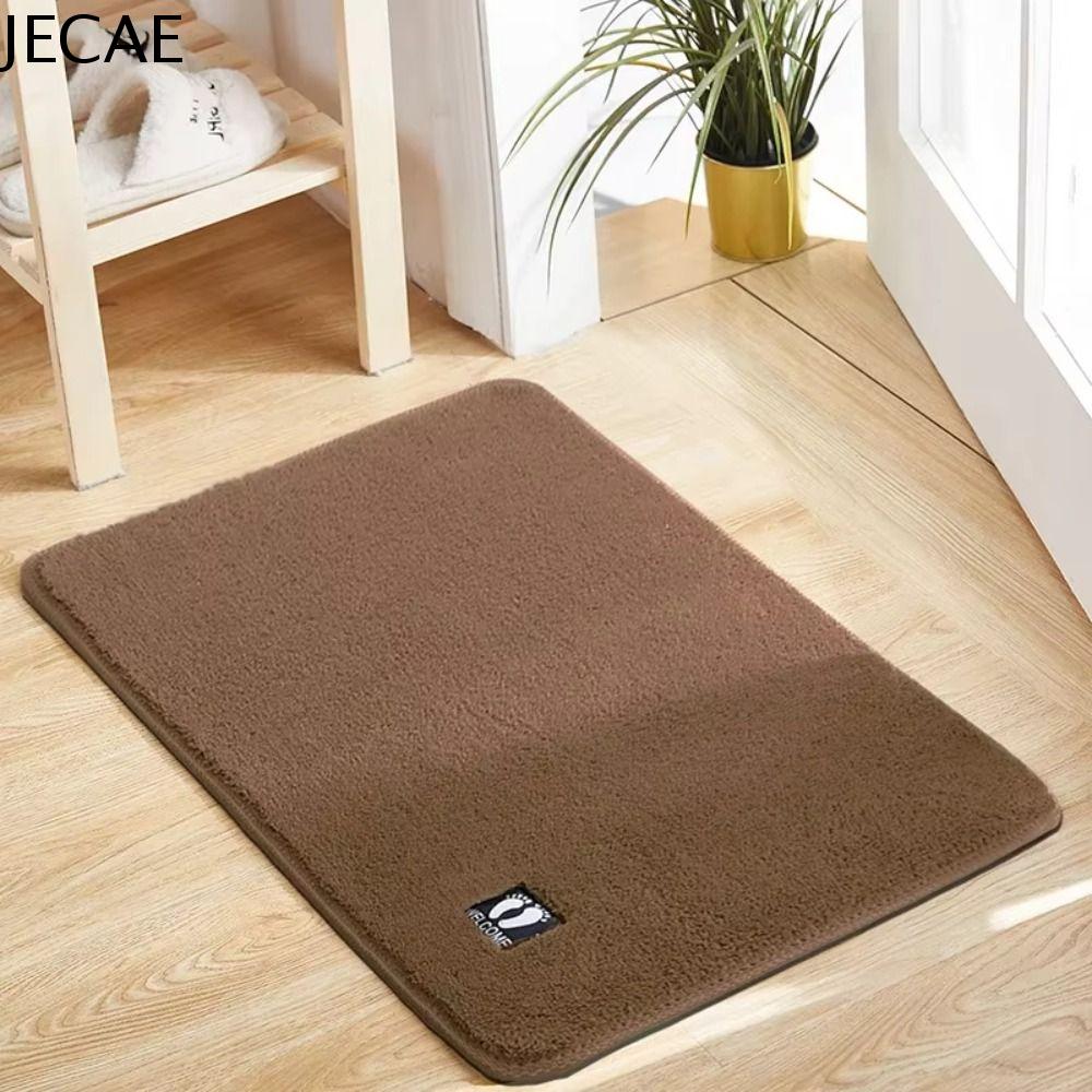 JECAE Mềm mại Thảm sàn phòng tắm Có thể giặt bằng máy Không trượt Thảm chân mềm mại Đa chức năng Phim hoạt hình Thảm cửa chống trượt Sử dụng trong gia đình