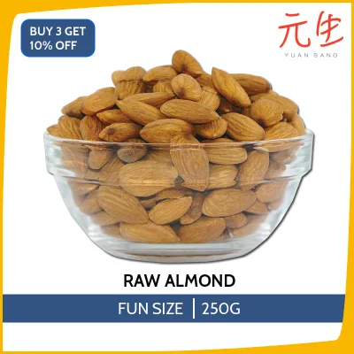 Raw Almond Nuts 250g Healthy Snacks Almonds Quality Nuts Fresh