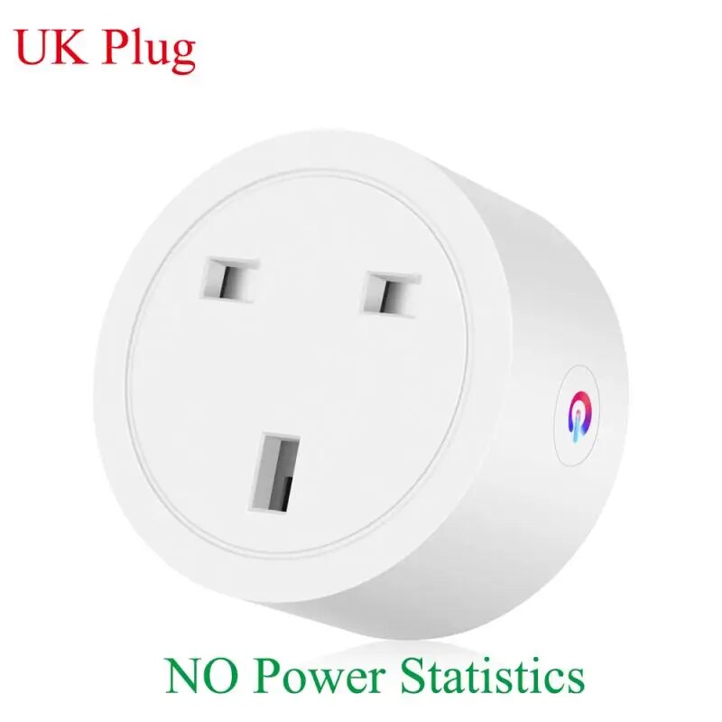 Wifi điều khiển từ xa không dây ổ cắm thiết bị bấm giờ thông minh cắm 16A Ổ cắm điện phích cắm chuẩn Anh Quốc điều khiển bằng giọng nói bởi Alexa/Google nhà