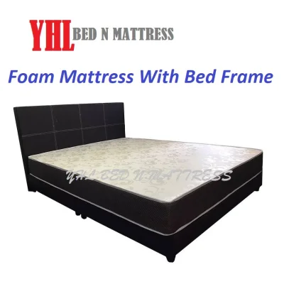 Foam Mattress and Free bedframe