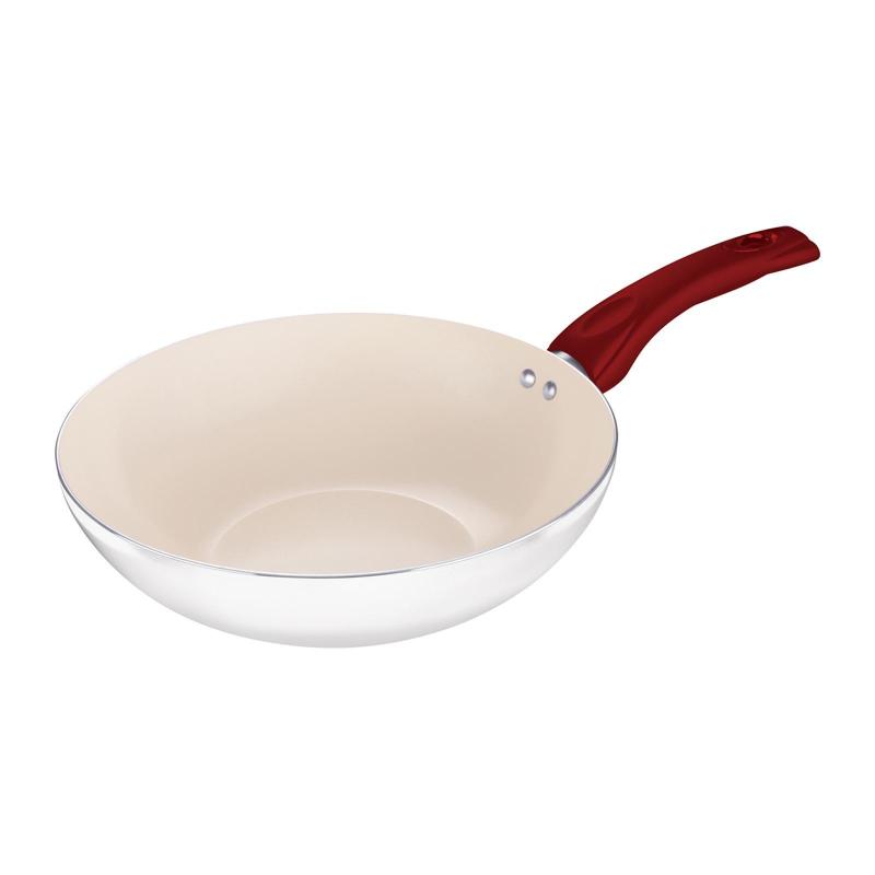 Lamart Wok Ceramic White Ecolor Singapore