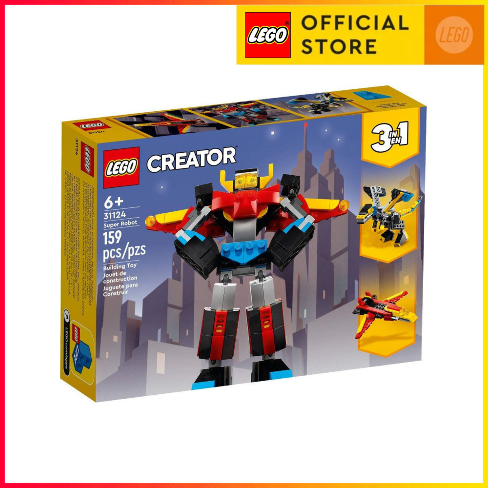 LEGO 31124 Creator 3in1 Super Robot 159pcs 6+ Đồ Chơi Lắp Ráp lego