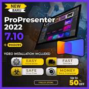 ProPresenter 7 v7.10 Latest 2022 Lifetime For Windows