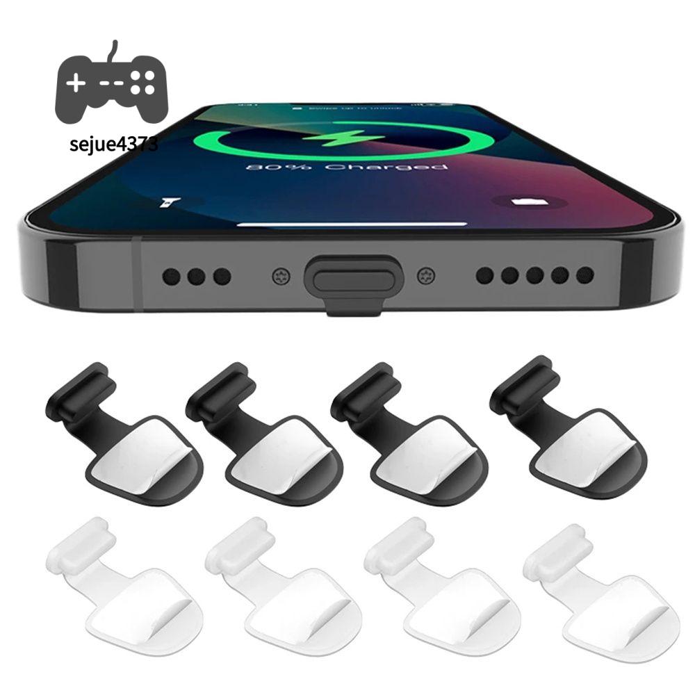 Sejue4373 đen giảm cân-bằng chứng loại c chống bụi cap cho điện thoại di động điện thoại bụi cắm usb sạc cổng bảo vệ điện thoại chống bụi cắm type-c bụi cắm phích cắm chống bụi