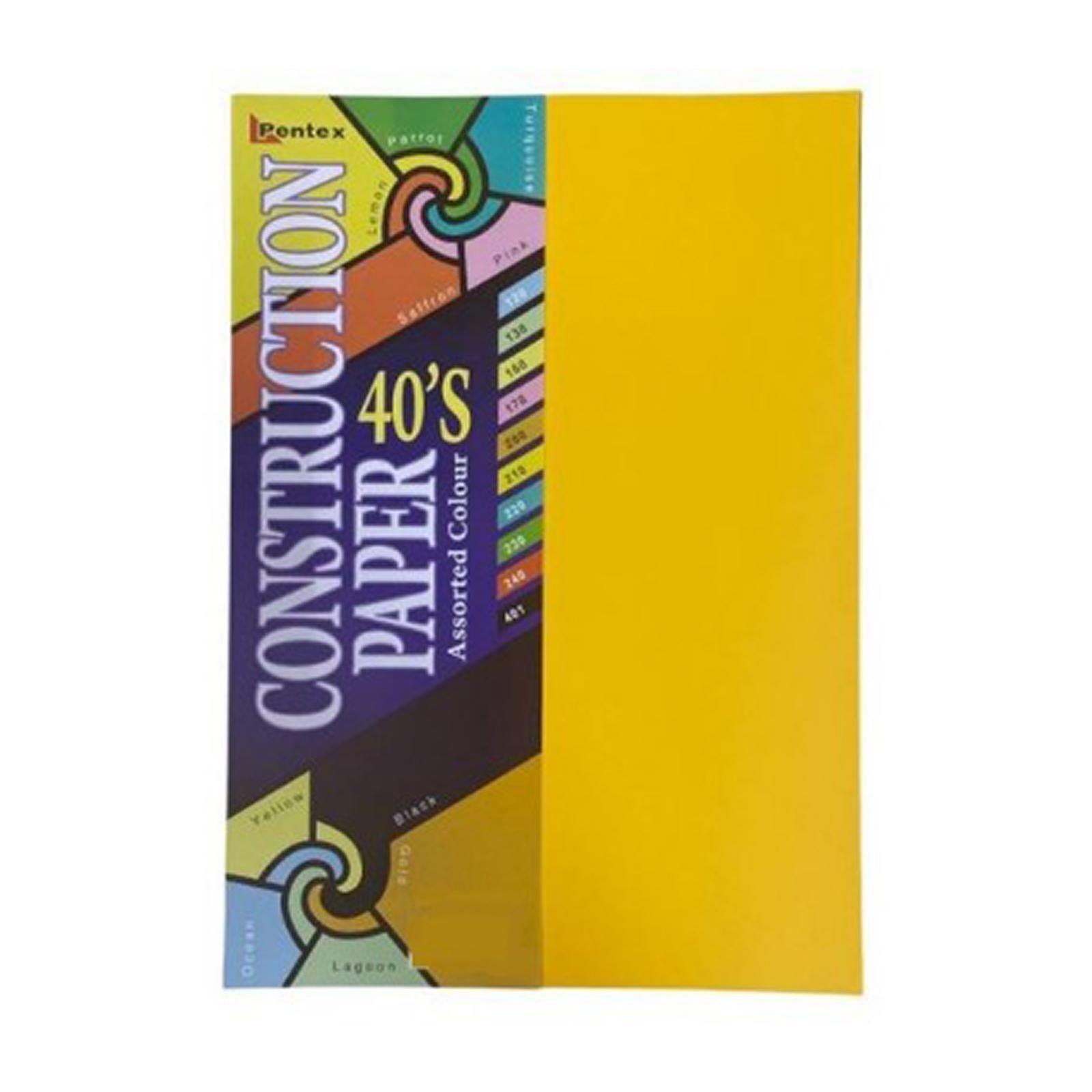 Pentex Construction Paper A4 80g Assorted