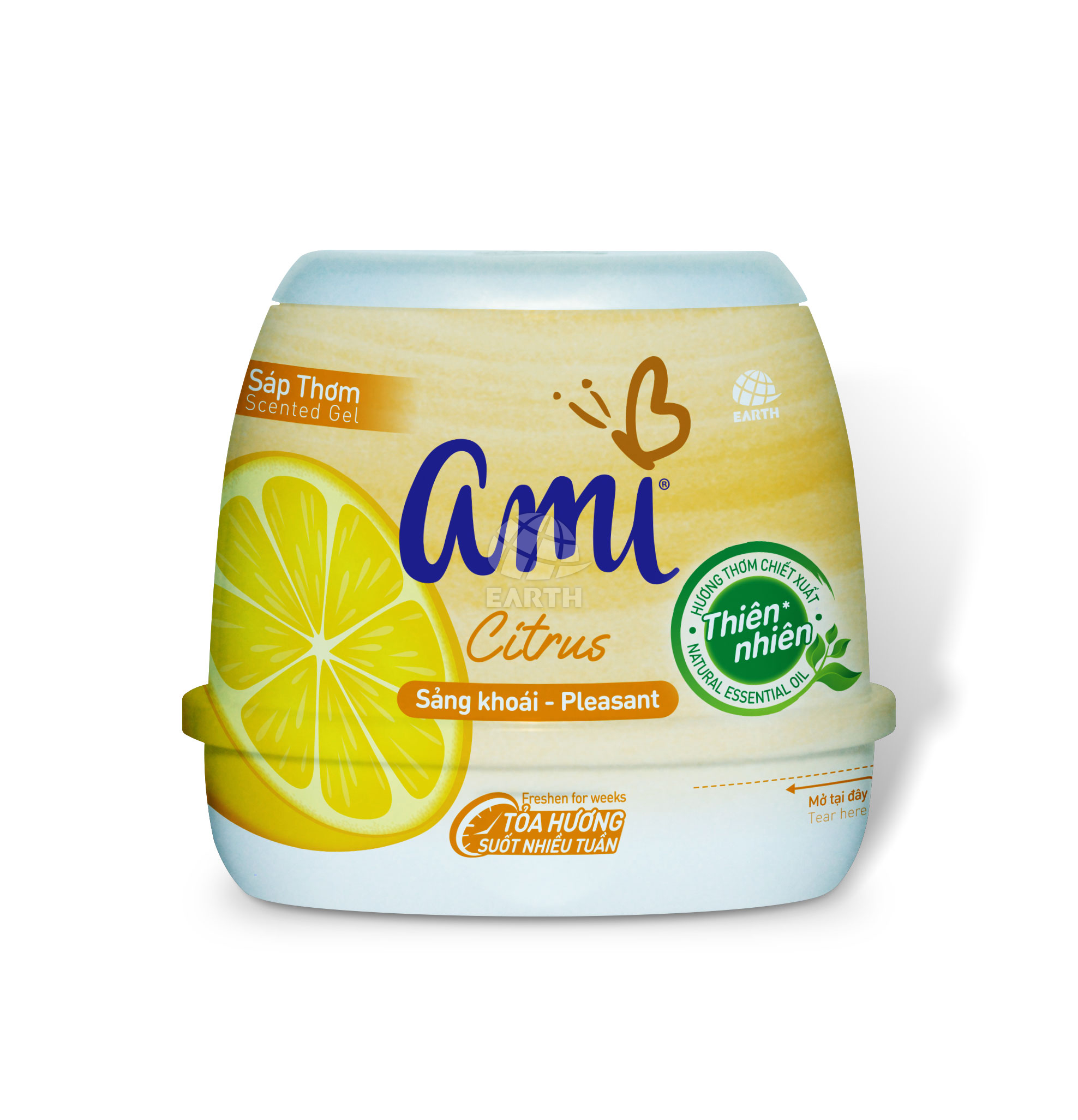 Sáp thơm Ami khử mùi 200g Nhiều hương lựa chọn hương thơm chiết xuất thiên