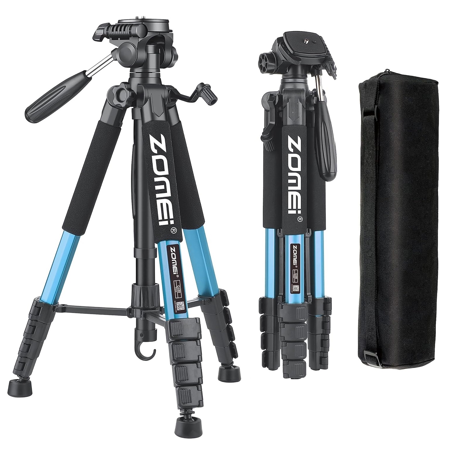 187cm/73.6 ''cao ZOMEI video ngang chụp, xách tay Tripod đối với chuyên nghiệp máy chụp ảnh kỹ thuật số Canon Sony Giá ba chân