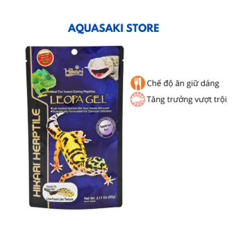 Thức ăn cho thằn lằn da báo Leopard Gecko Hikari Leopaɡel 60g