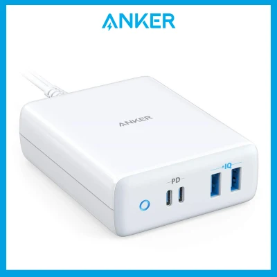 Anker PowerPort Atom PD 4 Port Power Delivery [SG Plug] USB-C Charger, Anker 100W 4-Port Type-C Charging Station with Power Delivery,[Intelligent Power Allocation] for MacBook Pro/Air, iPad Pro, Pixel, for iPhone 13/12/12/11 Pro/X/XS/XR, Galaxy and more