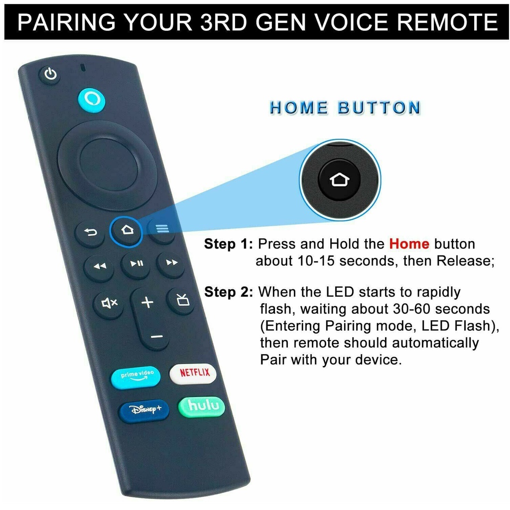 L5B83G For Amazon Fire TV Stick 4K Fire TV Cube Voice Remote Control Amazon Fire TV Stick Lite Amazon Fire TV Stick (2nd Gen) Amazon Fire TV Stick (3rd Gen) Amazon Fire TV Stick 4K