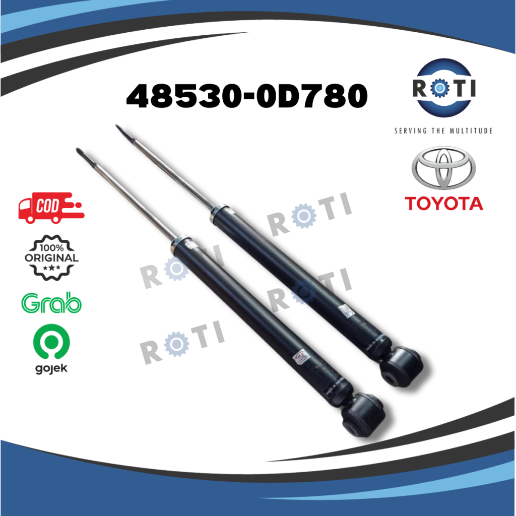 TOYOTA SHOCKBREAKER BELAKANG YARIS / VIOS 48530-0D780 GENUINE Harga 487,900 rupiah*Gratis Ongkir