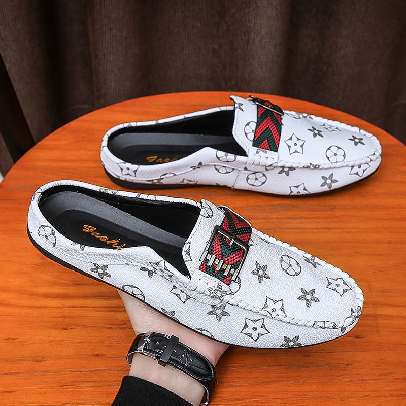 White shoes hot sale loafers mens