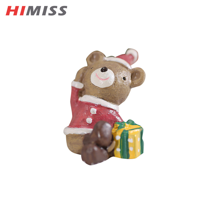 HIMISS Christmas Aquarium Decoration Resin Fish Tank Oranment Christmas Tree Reindeer Bear Sled Santa Landscaping Decor For Desk ราคา 43 บาท*ส่งฟรี