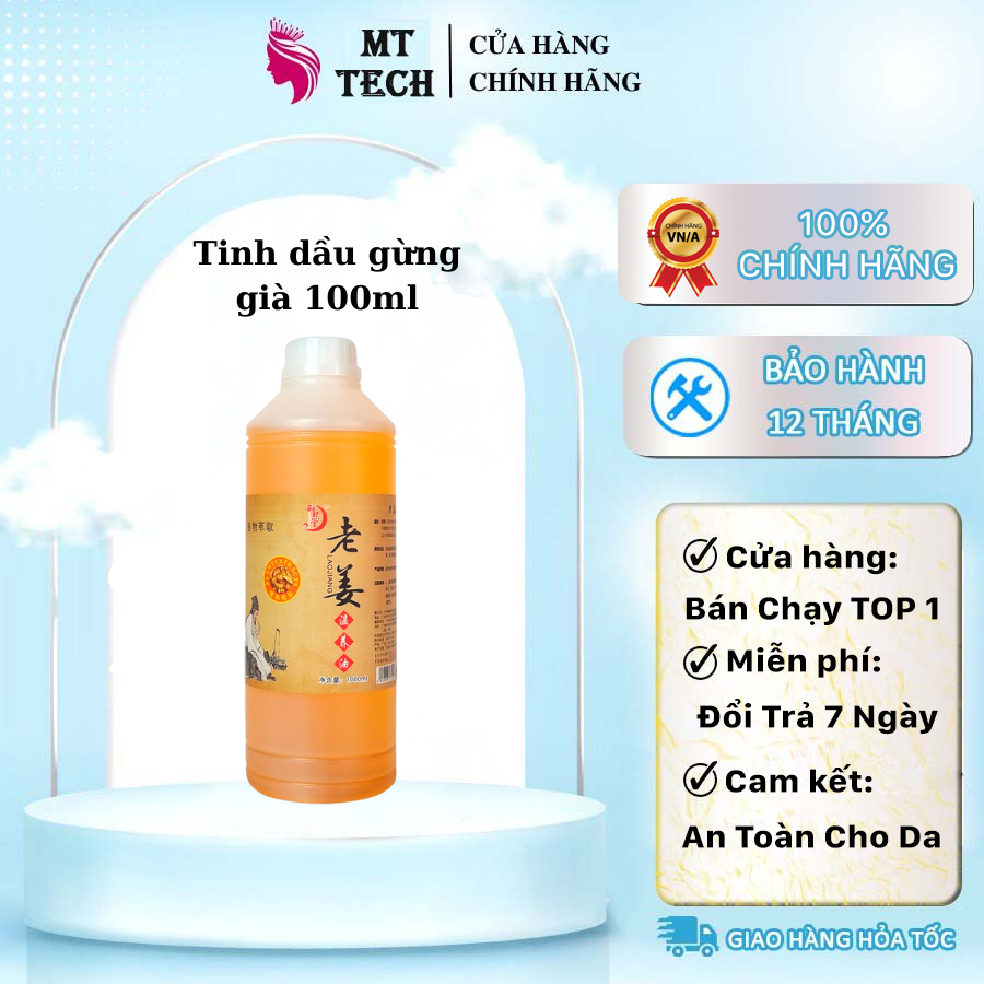 Tinh dầu gừng gìa nóng ấm, massage body dầu masa thư giãn dùng cho cá nhân spa dưỡng sinh.