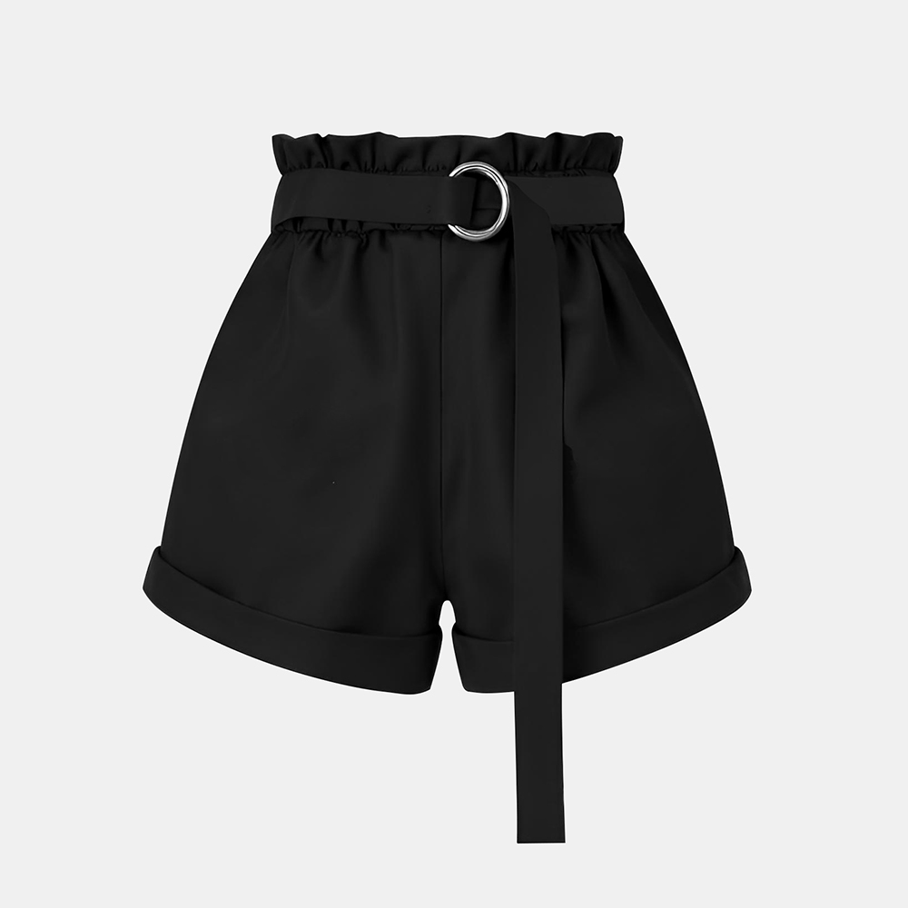 Closet Crush Phụ nữ của quần short mùa hè thời trang thoải mái Tie eo tự nhiên một dòng hàng ngày quần short b241231