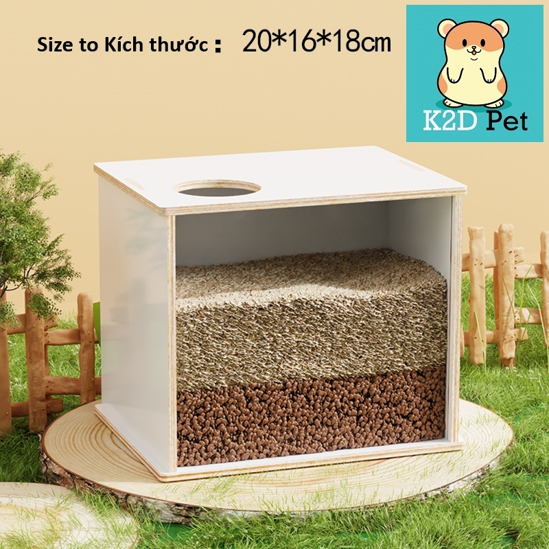 P122 Hầm chui, hầm trú ẩn, hầm đ ào hang gỗ cho Hamster