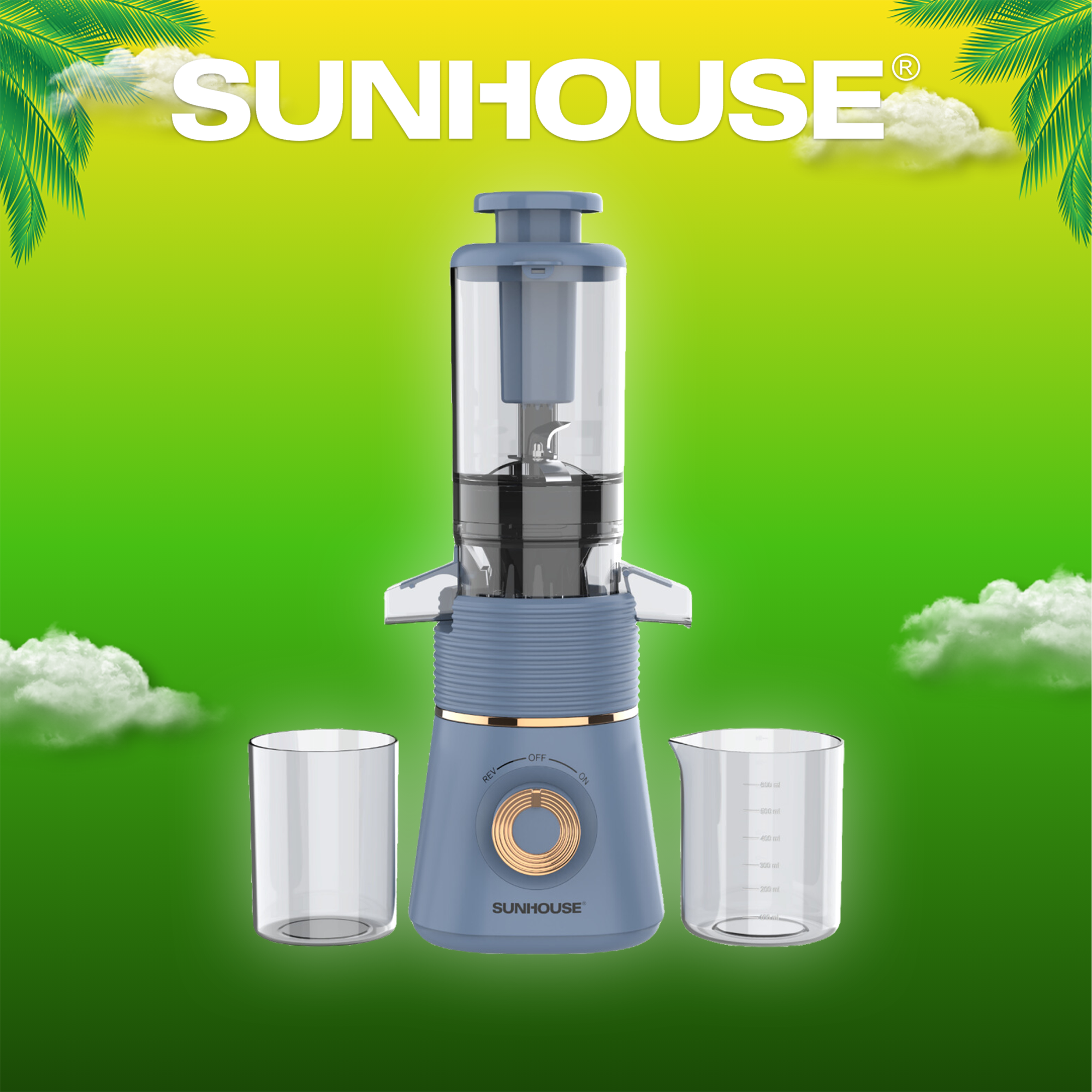 Máy ép chậm làm kem sunhouse shd5518 - bảo hành toàn quốc 12 tháng