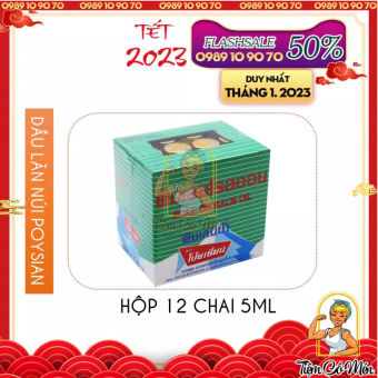 LỐ DẦU LĂN POYSIAN - DẦU LĂN NÚI THÁI LAN 5ML - DẦU THÁI LAN NỘI ĐỊA