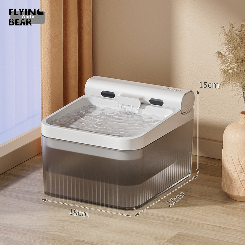 Bay gấu cảm ứng đài phun nước cho mèo dung tích lớn lọc vòng lặp không dây dụng cụ lấy nước cho thú cưng thông minh con chó đài phun nước đài phun nước