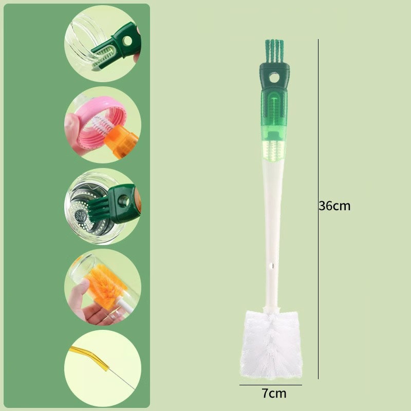 5 In 1 Bottle Brush Set Baby Cup Cleaning Brushes Multifunctional Straw Brush Berus Botol