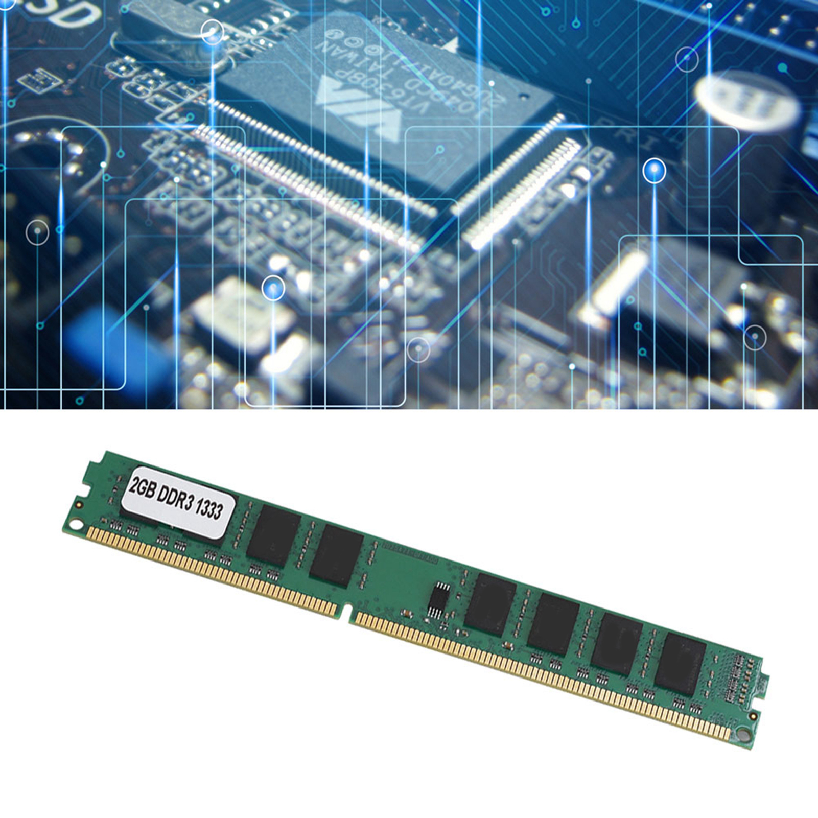 Garosa Bộ nhớ DDR3 RAM Bộ nhớ DDR3 Cắm và Chạy 240pin Truyền dữ liệu nhanh Tần số 1333 MHz cho AMD cho Intel Giá 203,000 Đồng*Miễn phí vận chuyển