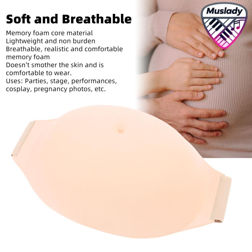 MUSLADY Walmeck Memory Foam แผ่นรองท้องประดิษฐ์สำหรับงานปาร์ตี้การแสดงบนเวที (L) ราคา 723 บาท*ส่งฟรี