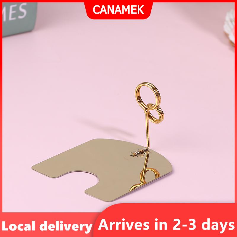 【Giao hàng nhanh】 Kim loại nhãn Clip bánh mì giá thẻ bánh bánh cửa hàng THẺ CLIP hiển thị đứng ảnh Memo Lưu ý chủ cho văn phòng tiệc cưới