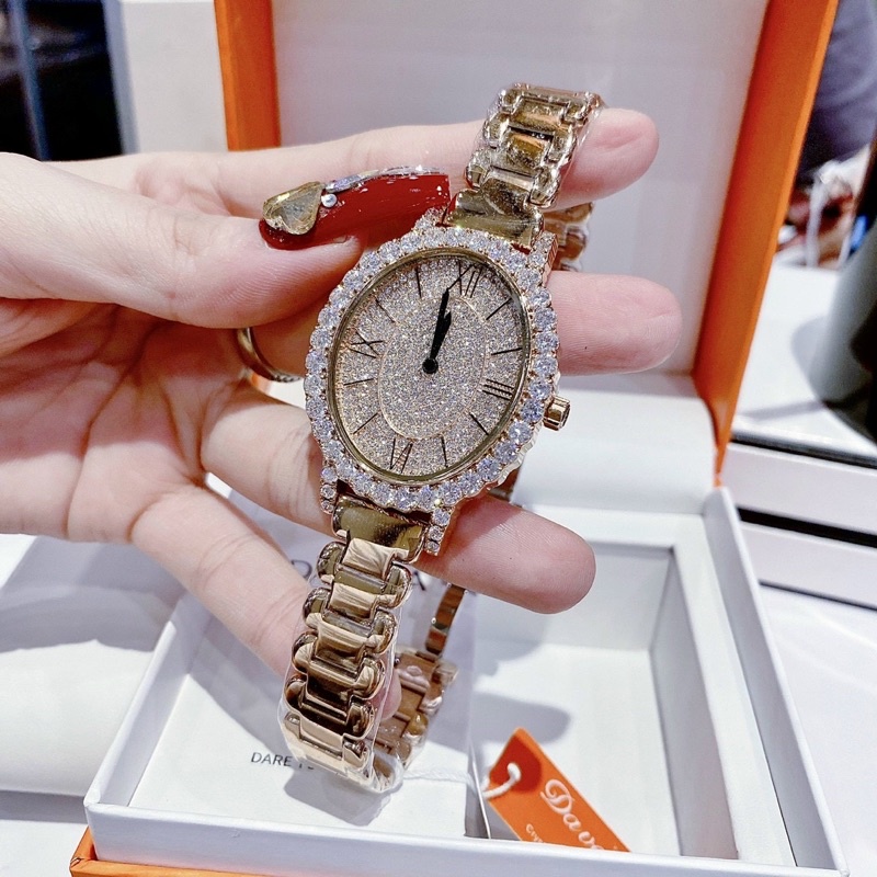 Đồng hồ đeo tay nữ chính hãng davena cực đẹp LUTOS