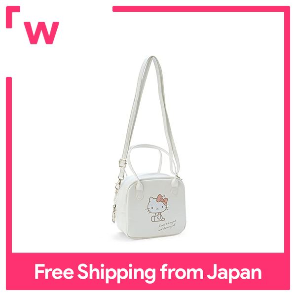 Sanrio Shoulder Bag Small Mini Size Compact White Hello Kitty Kitty hello