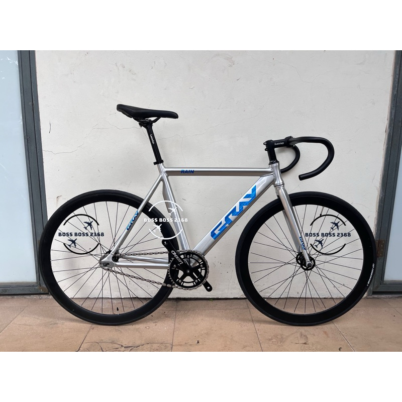 2025(có sẵn) xe đạp fixed gear gray f10 , gray Rain , Gray team gray chính hãng REALcod