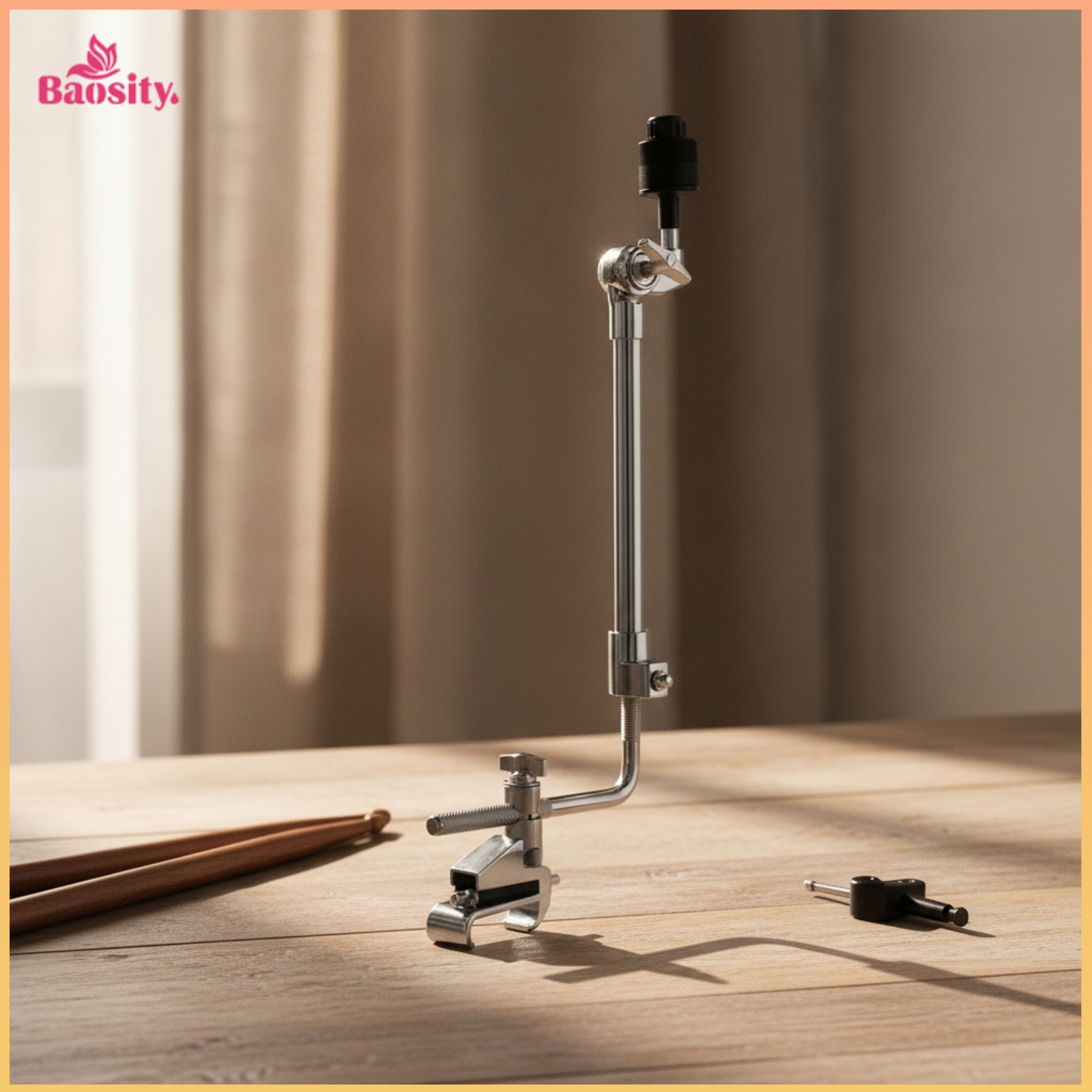 หนังสือส่งเสริมการเรียนรู้ พัฒนาตนเอง หนังสือและเครื่องดนตรี Baosity Compact Bass Drum Clamp กลองแบบปรับได้ยึด Clamp ฮาร์ดแวร์ที่แข็งแกร่ง Heavy-Duty สำหรับห้องฝึกซ้อม ราคา 699 บาท*ส่งฟรี