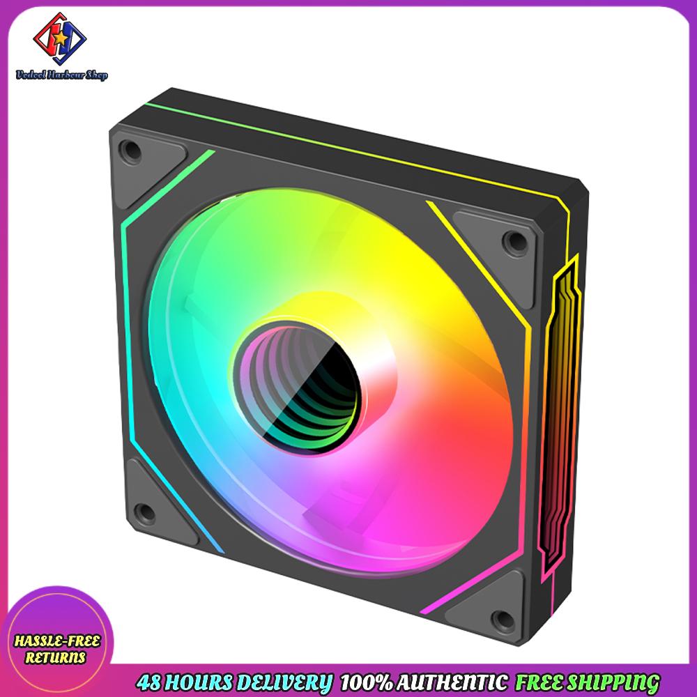 Vodool 12 ซม.ARGB 5V 3Pin 4 Pin PWMคอมพิวเตอร์เงียบCoolerพัดลมInfinity Mirror CPUพัดลมระบายความร้อนสำหรับPC Coolerและกรณี ราคา 143 บาท*ส่งฟรี