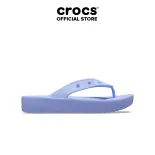 Dép Xỏ Ngón Nữ Crocs Platform Classic - Moon Jelly