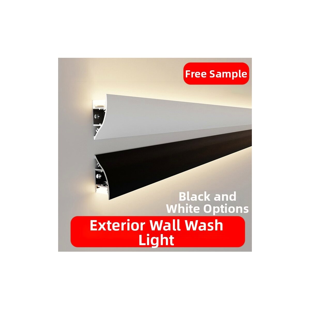 【New-store】 Wall Mounted Aluminum LED Linear with Up Down Glow Suspended Wash