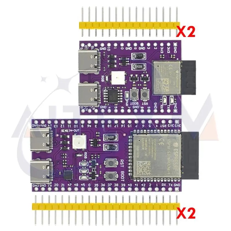 Esp32/ESP32-C3/ESP32-S3 kép Type-C bảng mạch phát triển bảng mạch nhân ESP32-C3-Devkitm-1 ESP32-C3-MINI-1 ESP32-S3-Devkit C n16r8