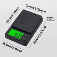 Mini Digital Scale Precision Weighing Balance 001 500 Multiple Units Pocket Kitchen Jewelry Gram Food Portion