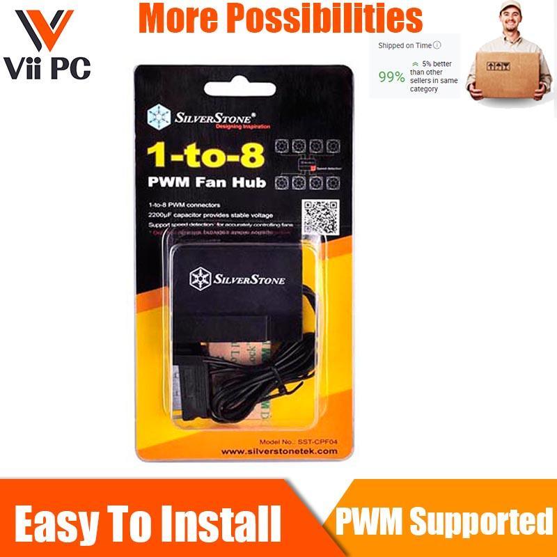 Silverstone SST-CPF04 1-To-8 PWM Fan Hub SST-CPF04