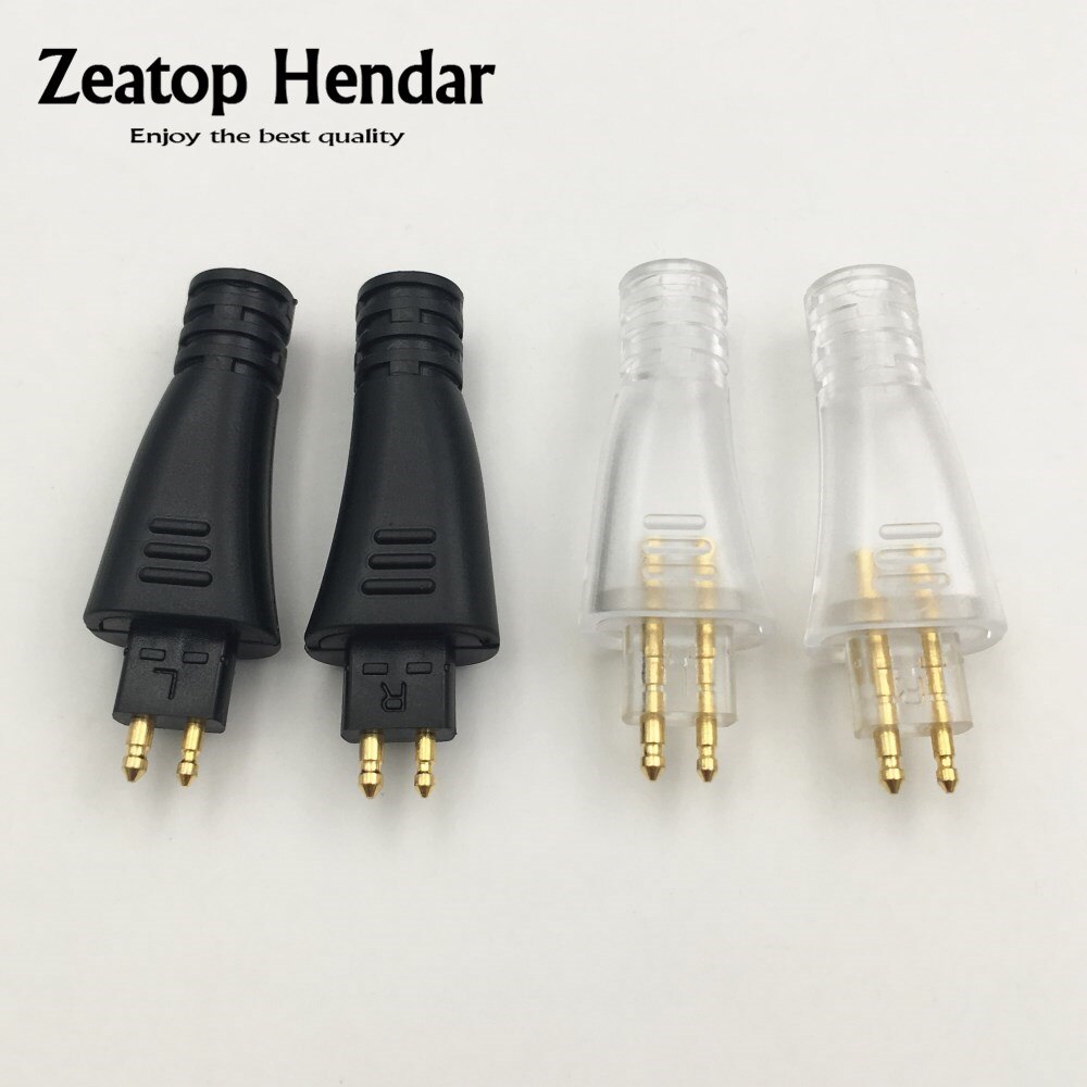 1Pair Upgrade Earphone Male Pin Adapter Copper Plug Headphone Audio Jack For FOSTEX TH900 MKII MK2 Wire  Connector