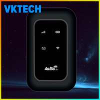 [Vktech] Portable Mobile WiFi Hotspot with SIM Card Slot High Speed 4G LTE Mobile WiFi Hotspot for RV Travel Vacation Camping Remote Area