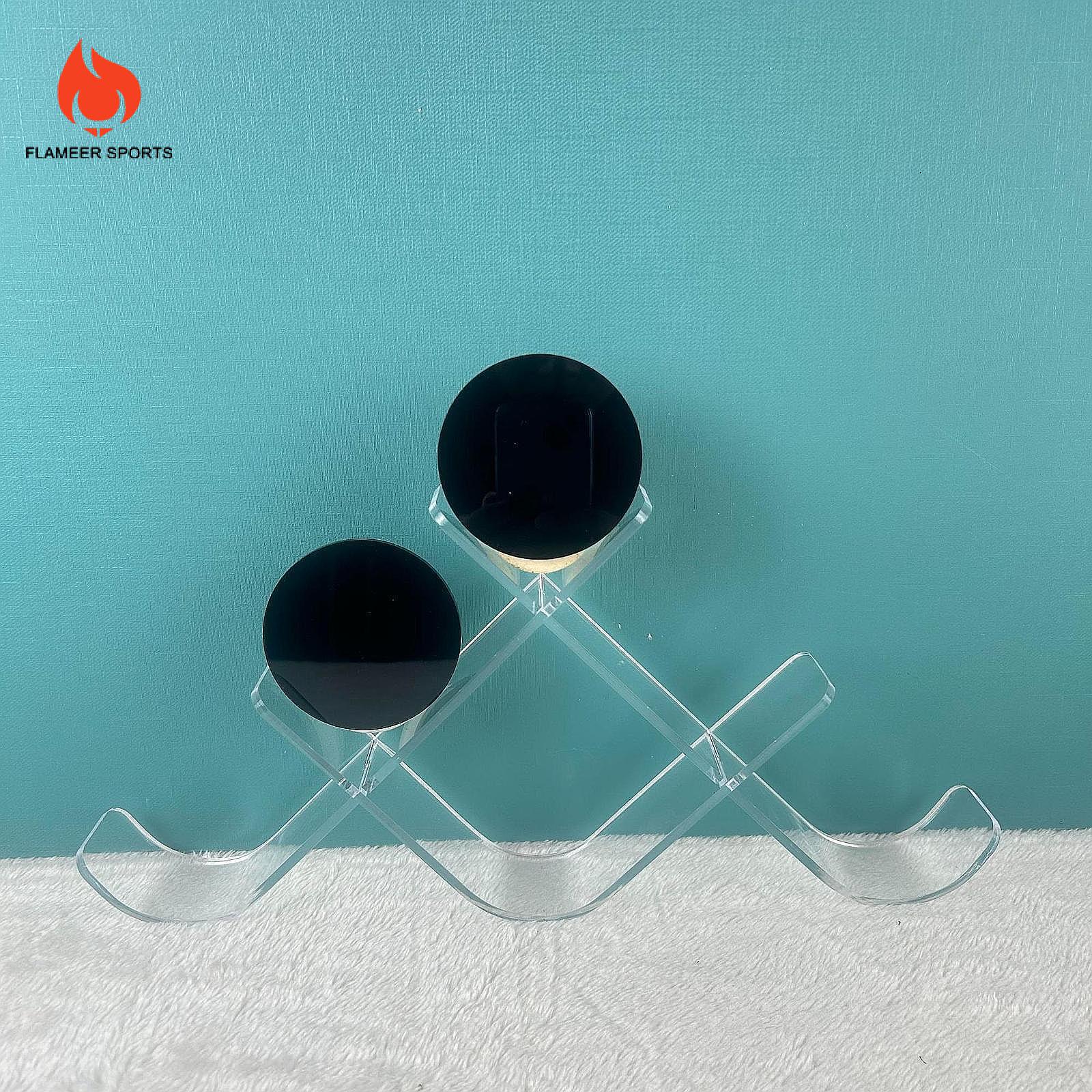 Flameer multitriple khúc côn cầu trên băng trường hợp đồ trang trí kệ Puck dụng cụ trưng bày cho Golf Hockey