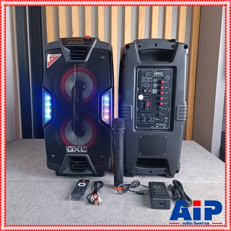 ลดล้างสต็อด (1ใบ) GXL MR-4140N ลำโพง6นิ้ว x2 + ไมค์ลอย เอนกประสงค์ มีบูลทูธ มีแบตเตอรี่ในตัว ตู้ลำโพงคาราโอเกะ MR 4140N MR4140Nเอไอ-ไพศาล ราคา 1,590 บาท*ส่งฟรี