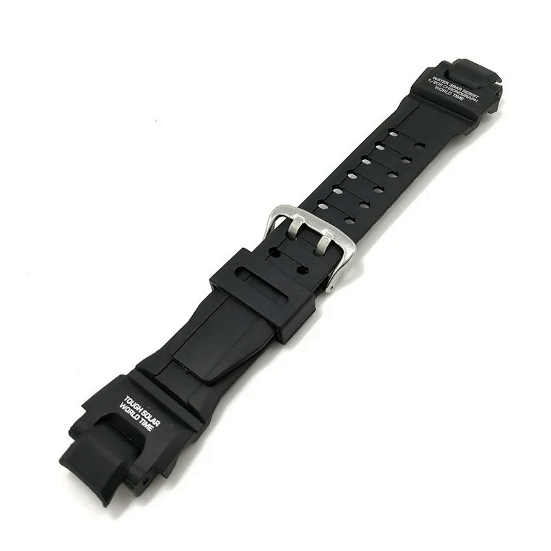 Silicone Strap for Casio G-Shock GA-1000 1100 GW-4000 A1100 G-1400 Sport Waterproof PU Replacement Band Watch Accessories