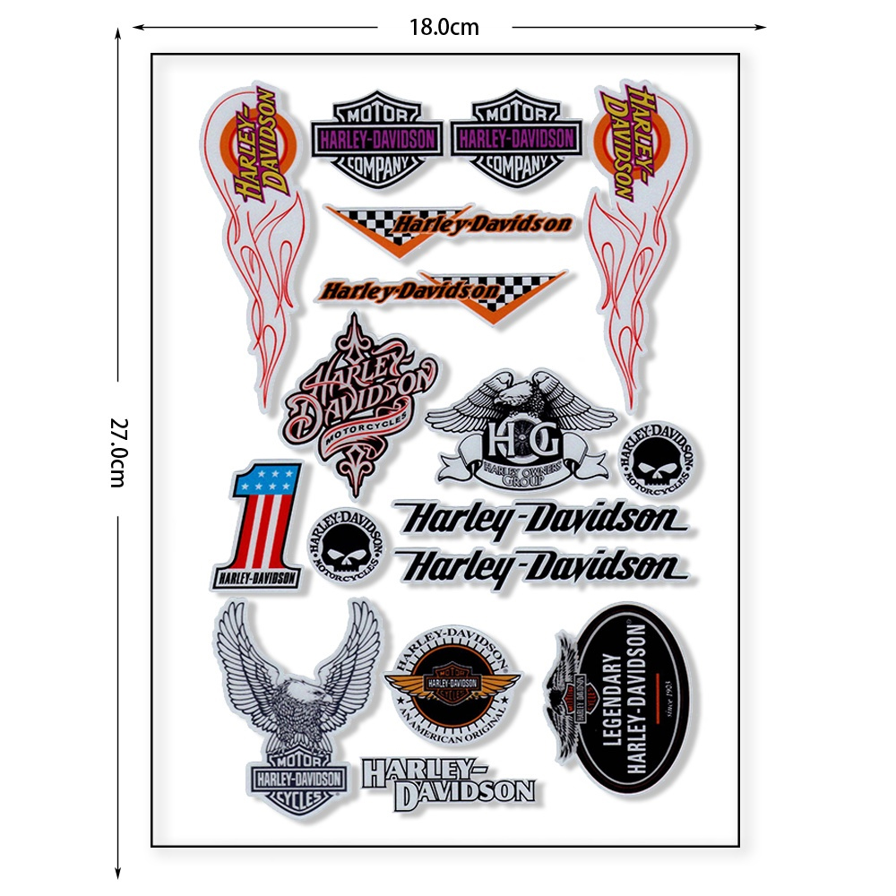 Feather Motorcycle Accessories Stickers  Decal Sticker Harley Davidson -  Reflective - Aliexpress