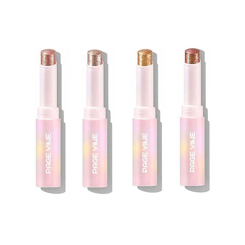 Dau Dau 6 cây bút kẻ mắt và phấn mắt dạng thỏi Crystal Jelly Glaze, kèm cọ tán, dễ tán, lâu trôi, lấp lánh. - 7