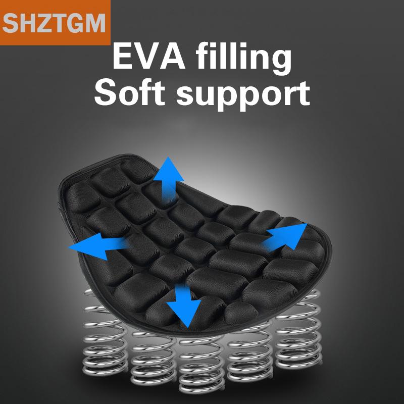 [COD] SHZTGM ที่หุ้มเบาะนั่งรถจักรยานยนต์, ใหม่เบาะอากาศป้องกันความดันทั่วไป ราคา 115 บาท*ส่งฟรี